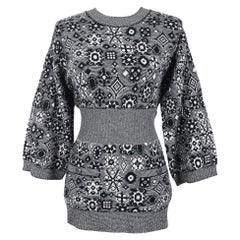 Chanel Neu CC Kaschmirpullover mit Knöpfen auf dem Laufsteg 34 FR