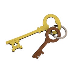 Hermes Key Ring Reversible Key Charms Petite h Limited Edition