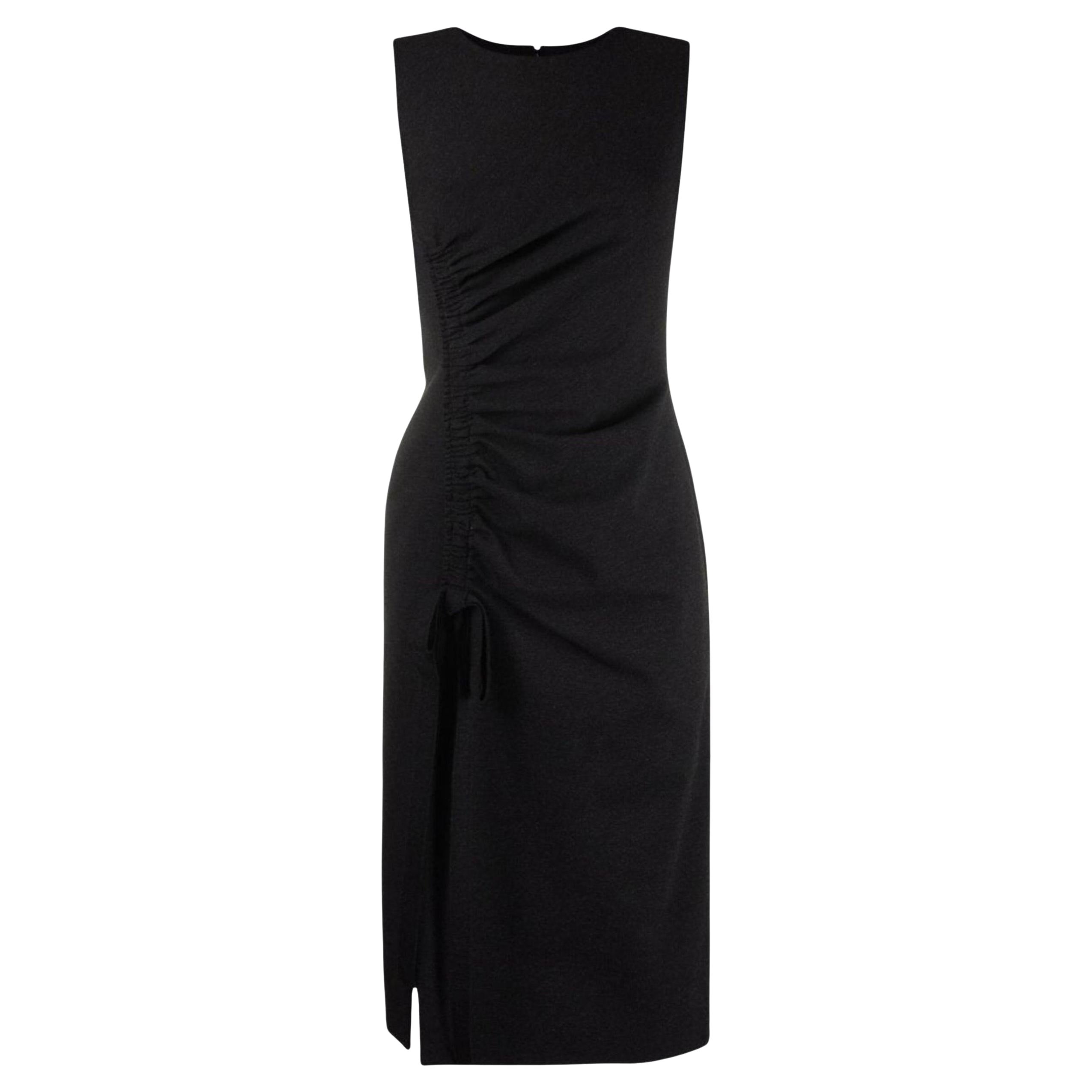 Oscar de la Renta Gathered-detail Shift Dress Size US 6 For Sale