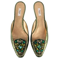 Prada Python mules