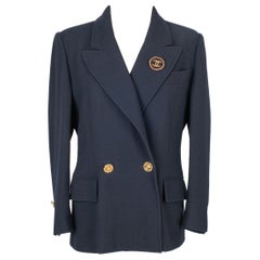 Chanel blue jacket