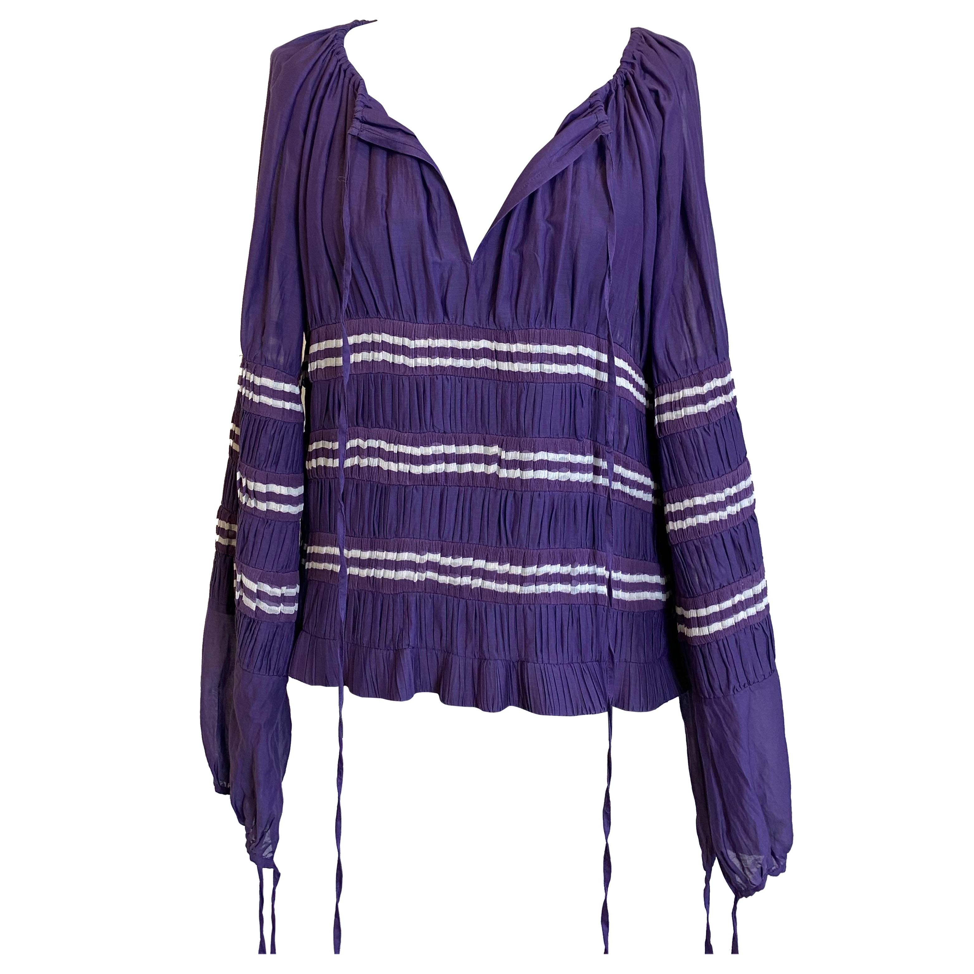 Jean Paul Gaultier Violet Blouse