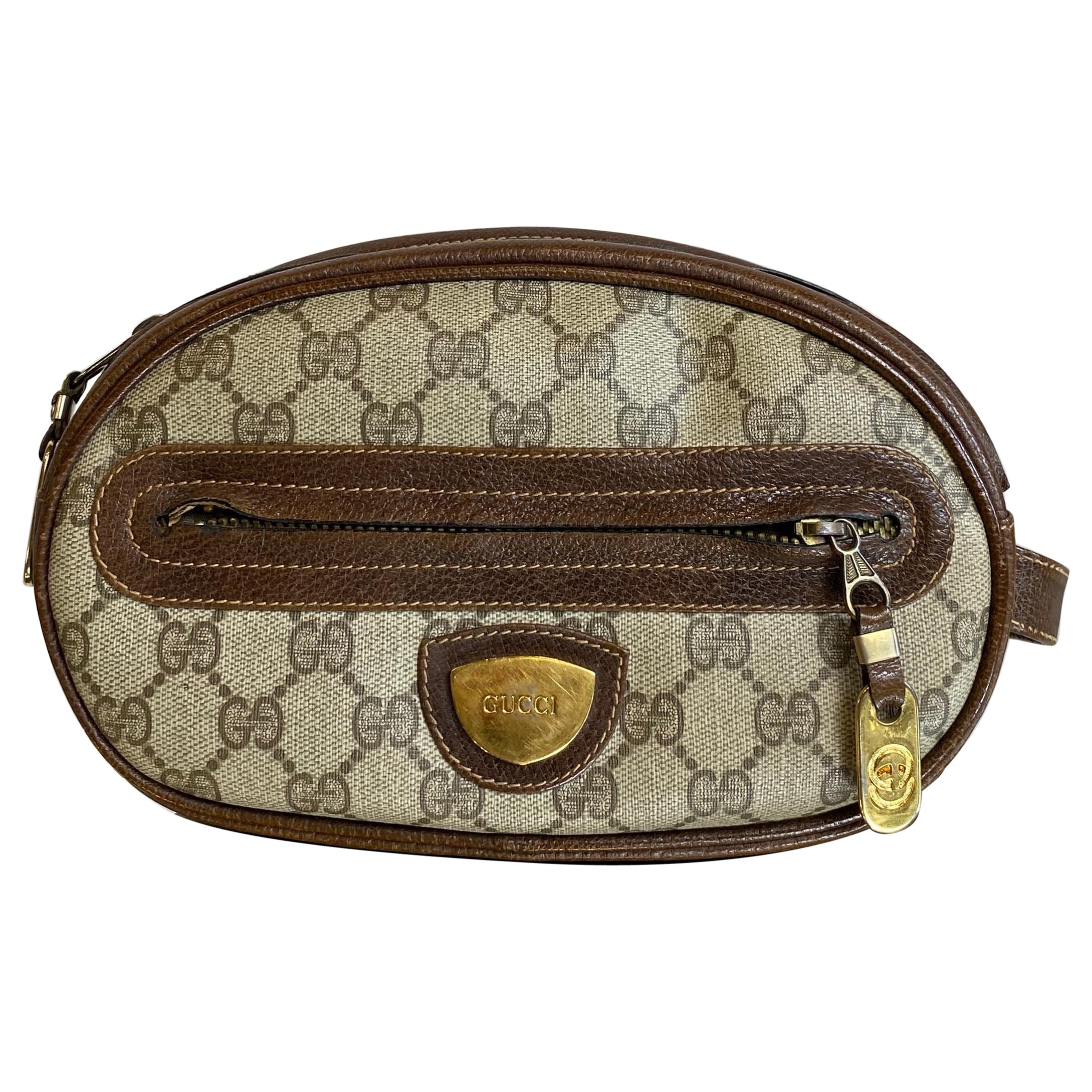 Gucci GG monogram vintage Shoulder Bag For Sale