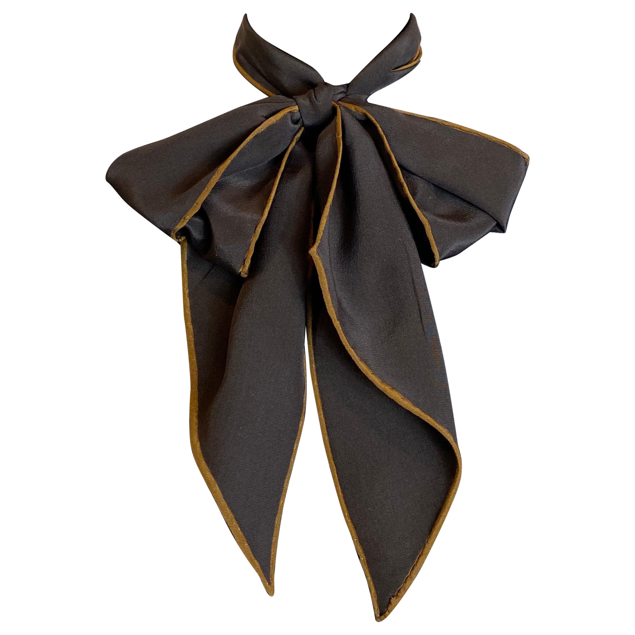 Saint Laurent silk Twilly Foulard For Sale