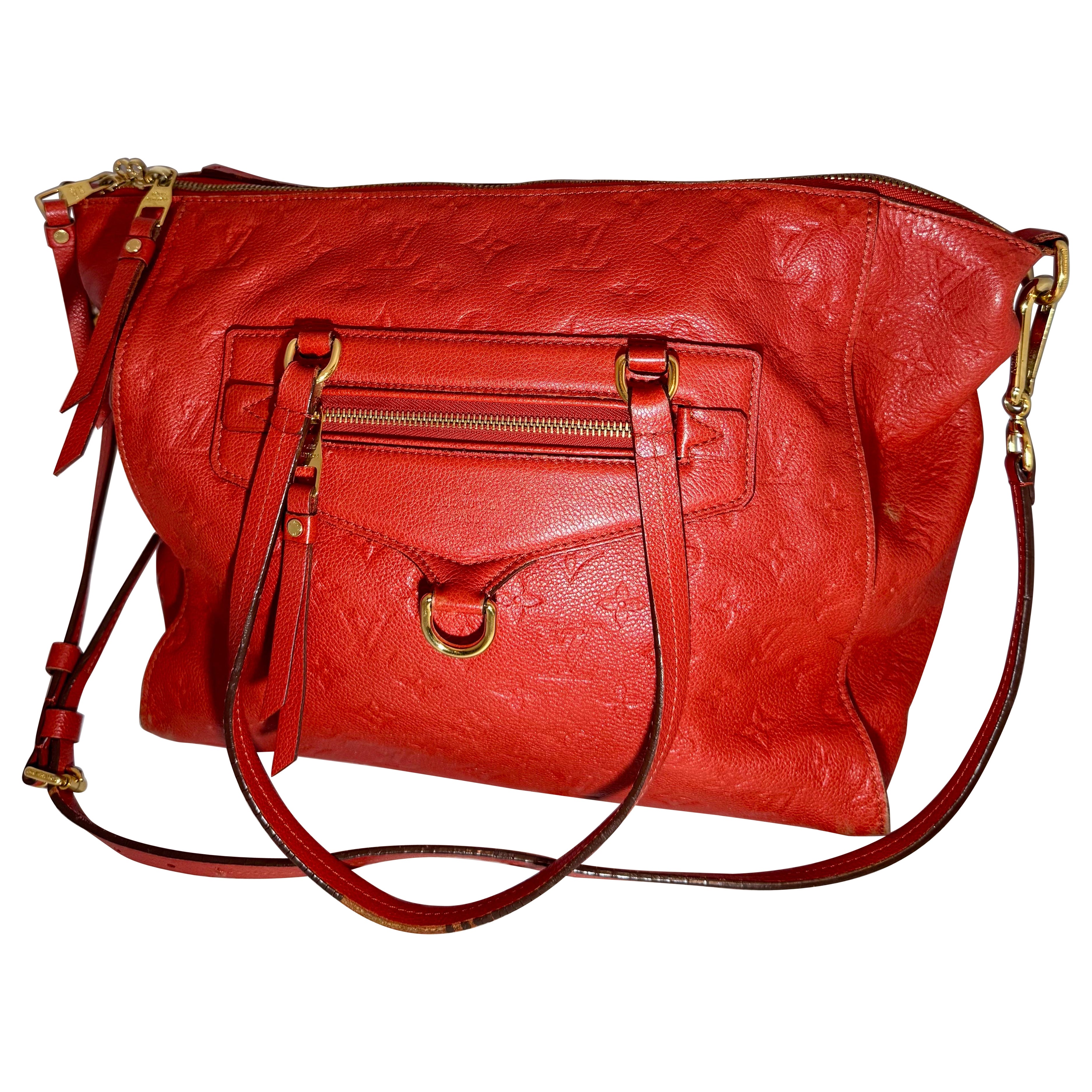 Louis Vuitton Coral Empreinte Leather Lumineuse PM , Monogram with Box and Bag