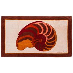 Hermès Beach Towel With Shell Design 9