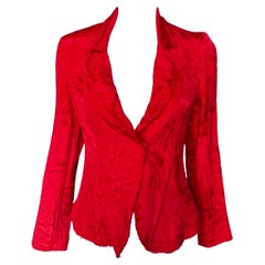 Y2K Christian Lacroix Jacquard Silk Jacket