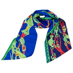 Hermes New in Box " Brides De Gala" Maxi Silk Twill Scarf