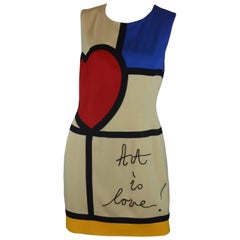 Moschino Art is Love Mondrian Dress