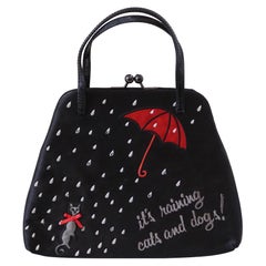 Sac à main "it's raining cats and dogs" de Moschino