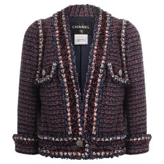 Chanel 9K$ Cara Delevingne Stile Lesage Giacca in Tweed 40 FR