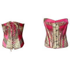 Roberto Cavalli - Haut bustier à corset, automne-hiver 2004