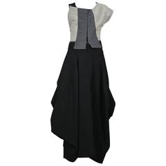 Comme des Garcons Wool Panel Gown 1998