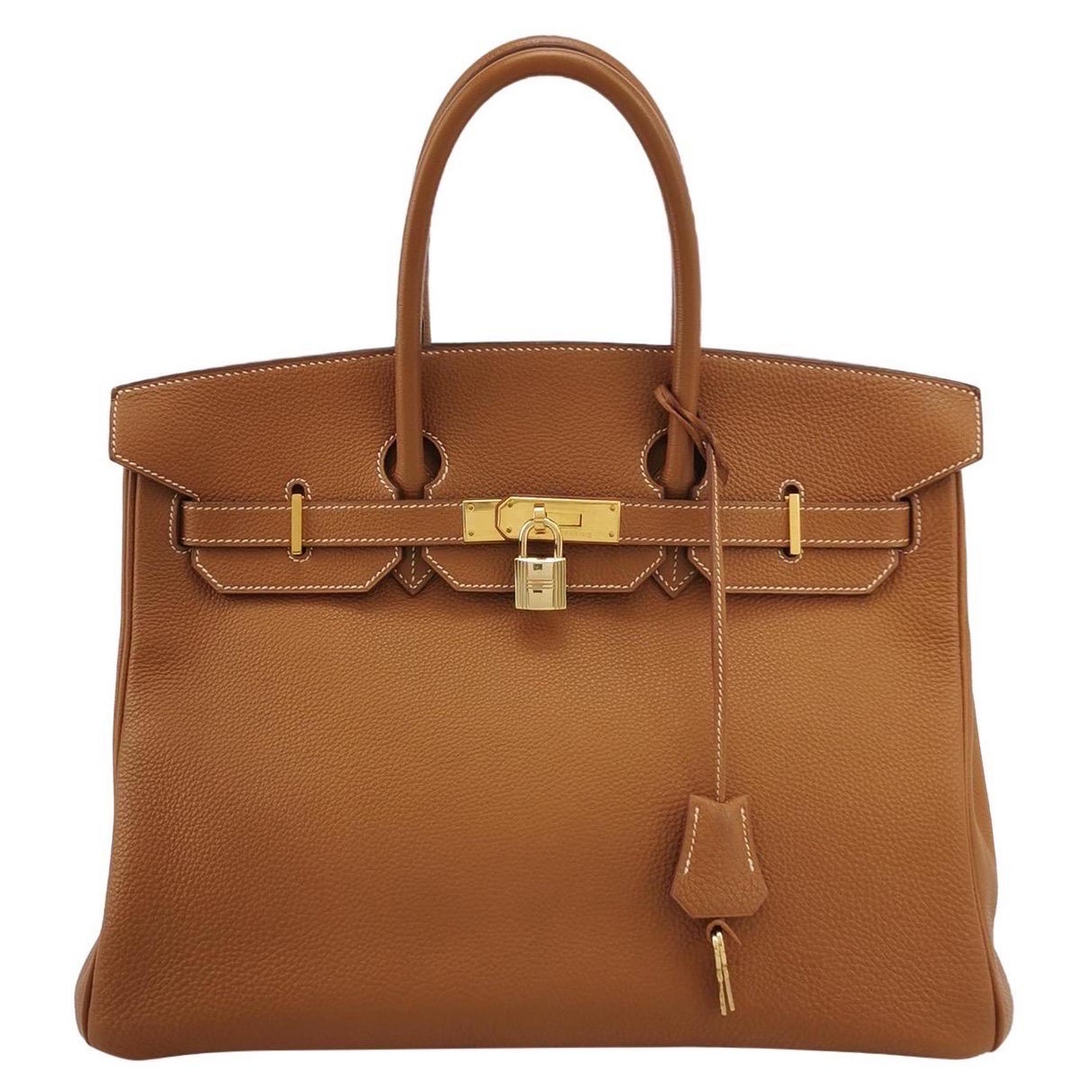 Hermès Birkin 35 Togo Leather 37 Gold Gold Hardware 2000