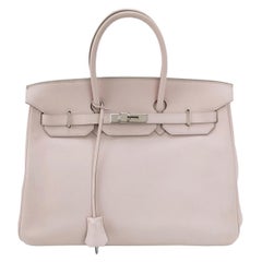 Hermès Birkin 35 Swift Piel P1 Rosa Eglantina Herraje Paladio 2008