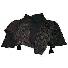 Comme des Garcons Abstract Black Capelet SS 2010 5