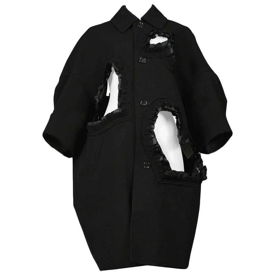 Comme des Garcons Heart Cut Out Coat AW 2008