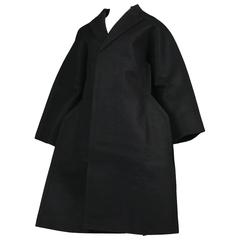 Comme des Garcons Black Felt Flat Jacket 2012 8