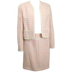 Chanel Multi Coloured Tweed Jacket and Skirt Ensembles 1