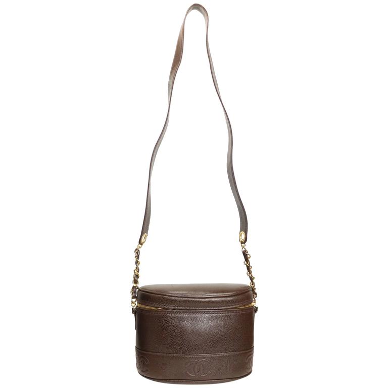 Chanel Brown Caviar Leather Camera Bag at 1stDibs chanel crossbody