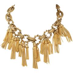 Karl Lagerfeld Goldtone Chain Necklace 8