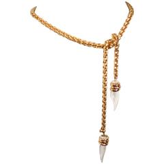 Crisco by Escada Copper Metal Chain Belt 9