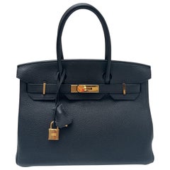 Hermes Schwarz Birkin 30 Tasche