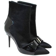 Manolo Blahnik Caroline Gunmetal Heels - 35.5 For Sale at 1stdibs