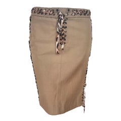 YSL Tom Ford Jupe crayon à lacets Up & Up