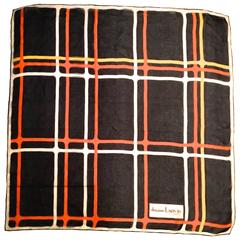 Rare 1960's Lanvin Silk Scarf 7