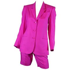 Stephen Sprouse Lifetime Silk Shorts Suit