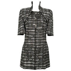 Chanel 14K$ Paris / Dubai Black Ribbon Tweed Jacket 38 FR
