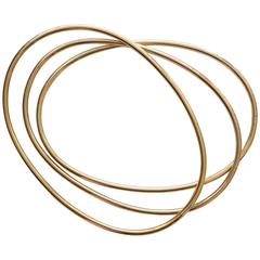 Amazing Design Gianfranco Ferre 1980's 3 Piece "Orbital" Belt 7