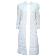 Chic 1970's Mary McFadden Quilted Coat