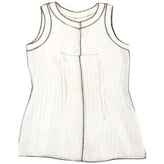 Maison Martin Margiela Spring-Summer 1991 inverted pinstripe vest 6