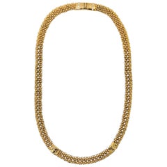 Collar matiné Gianni Versace años 90 tono dorado