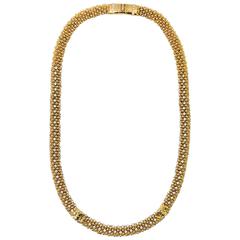 Gianni Versace, collana matinée anni '90 in tonalità oro