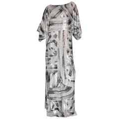 Pièce Unique - Emilio Pucci Embroidered Silk Evening Kaftan Gown 3