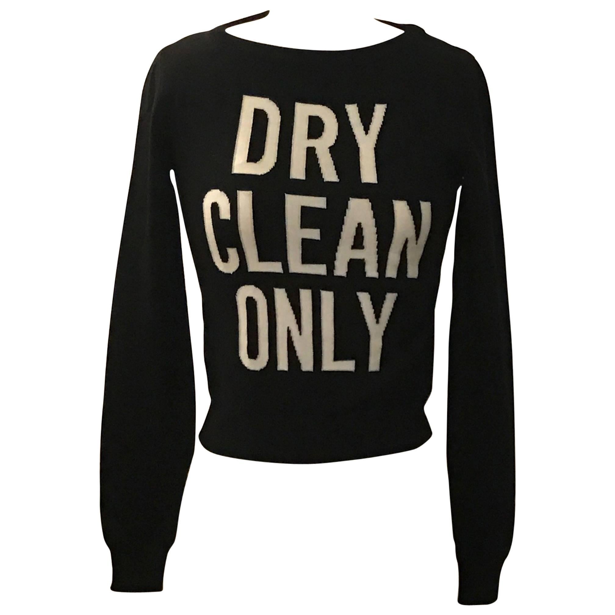 Moschino Couture by Jeremy Scott Black and White Sweater