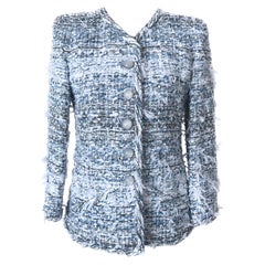 Chanel 11K$ Waterfall Collection Lesage Tweed Jacket 34 FR