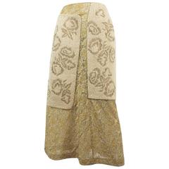 Comme des Garcons 1997 Collection Wool and Lace Skirt 10