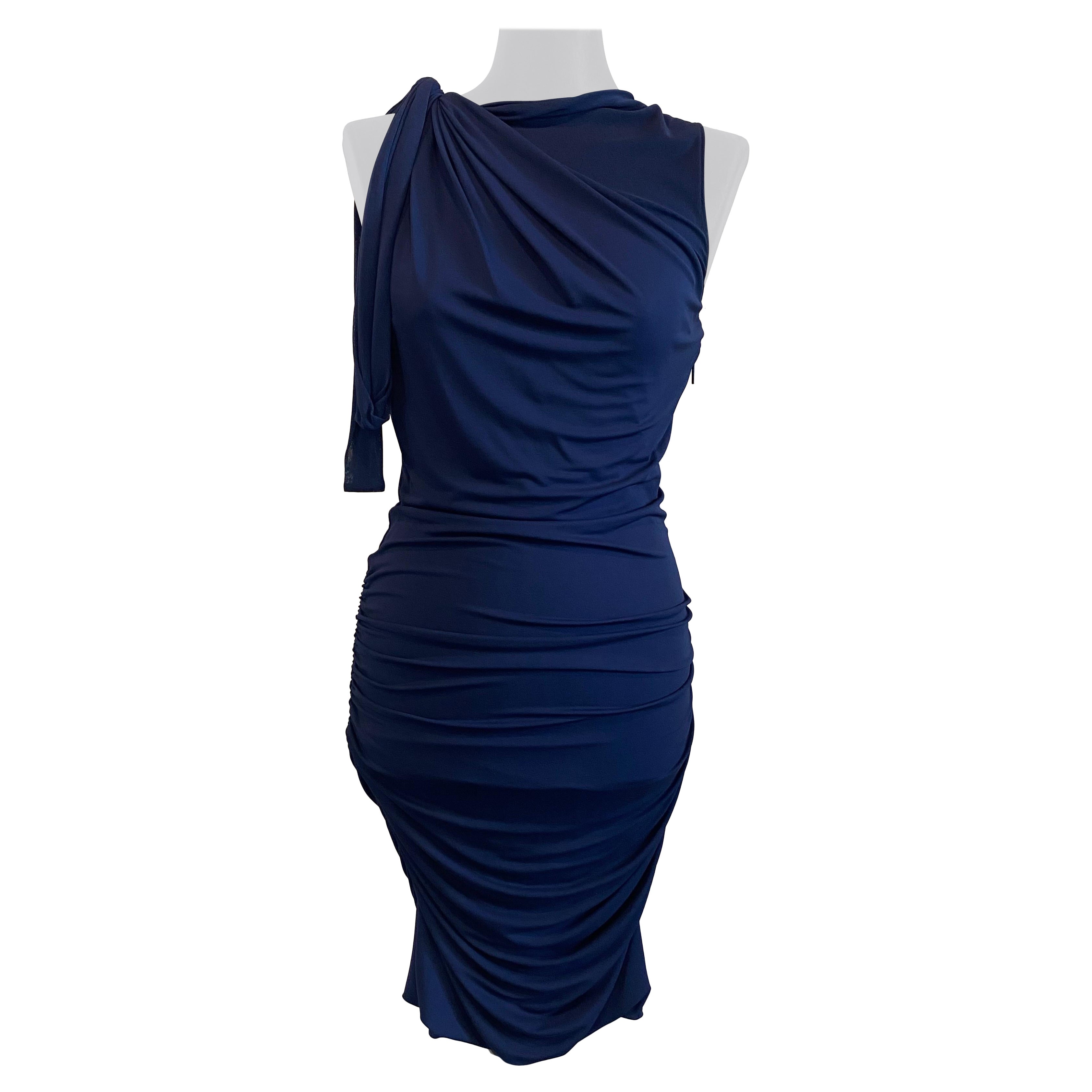 Robe bleue Roberto Cavalli