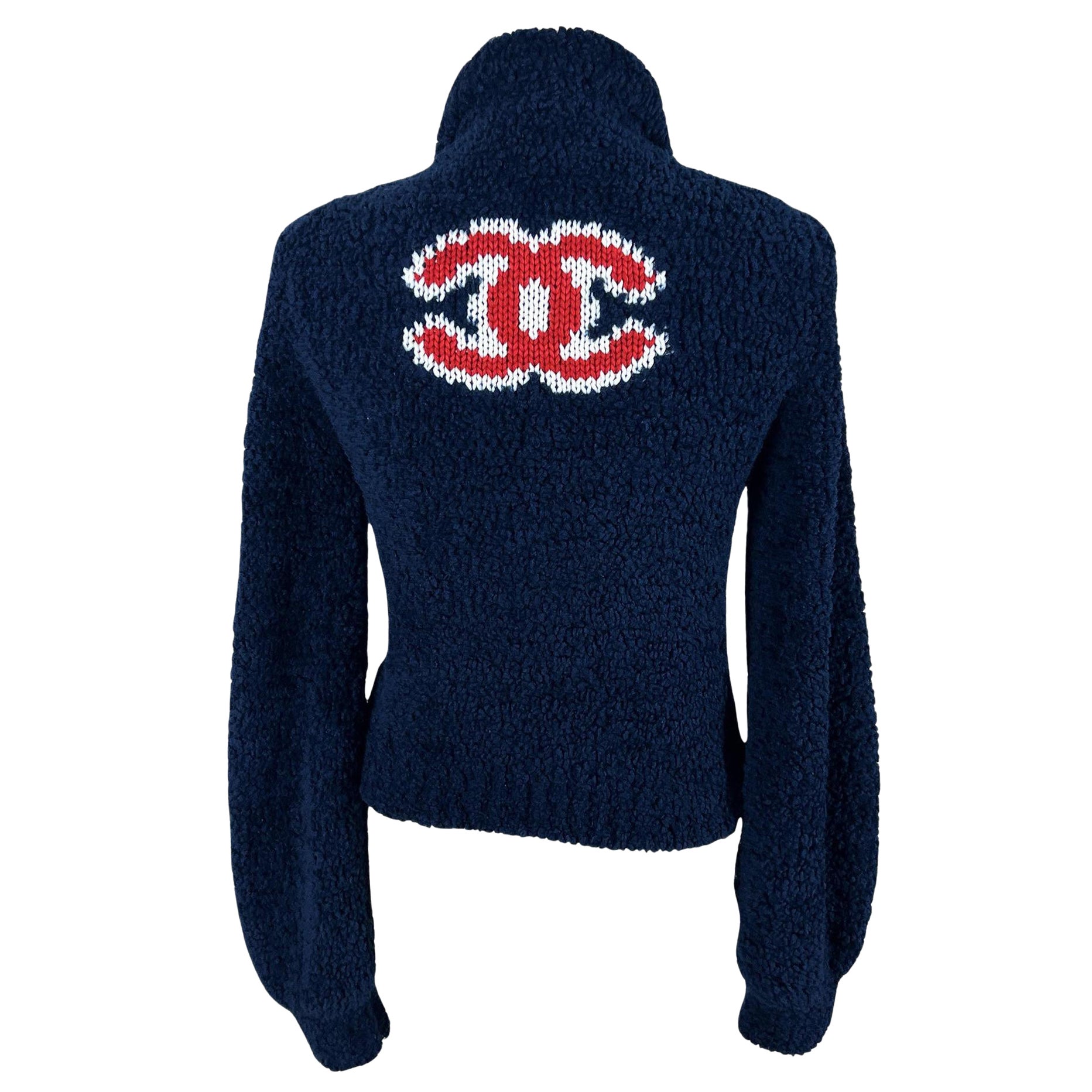 Chanel New CС Teddy Bomberjacke 34 FR im Angebot