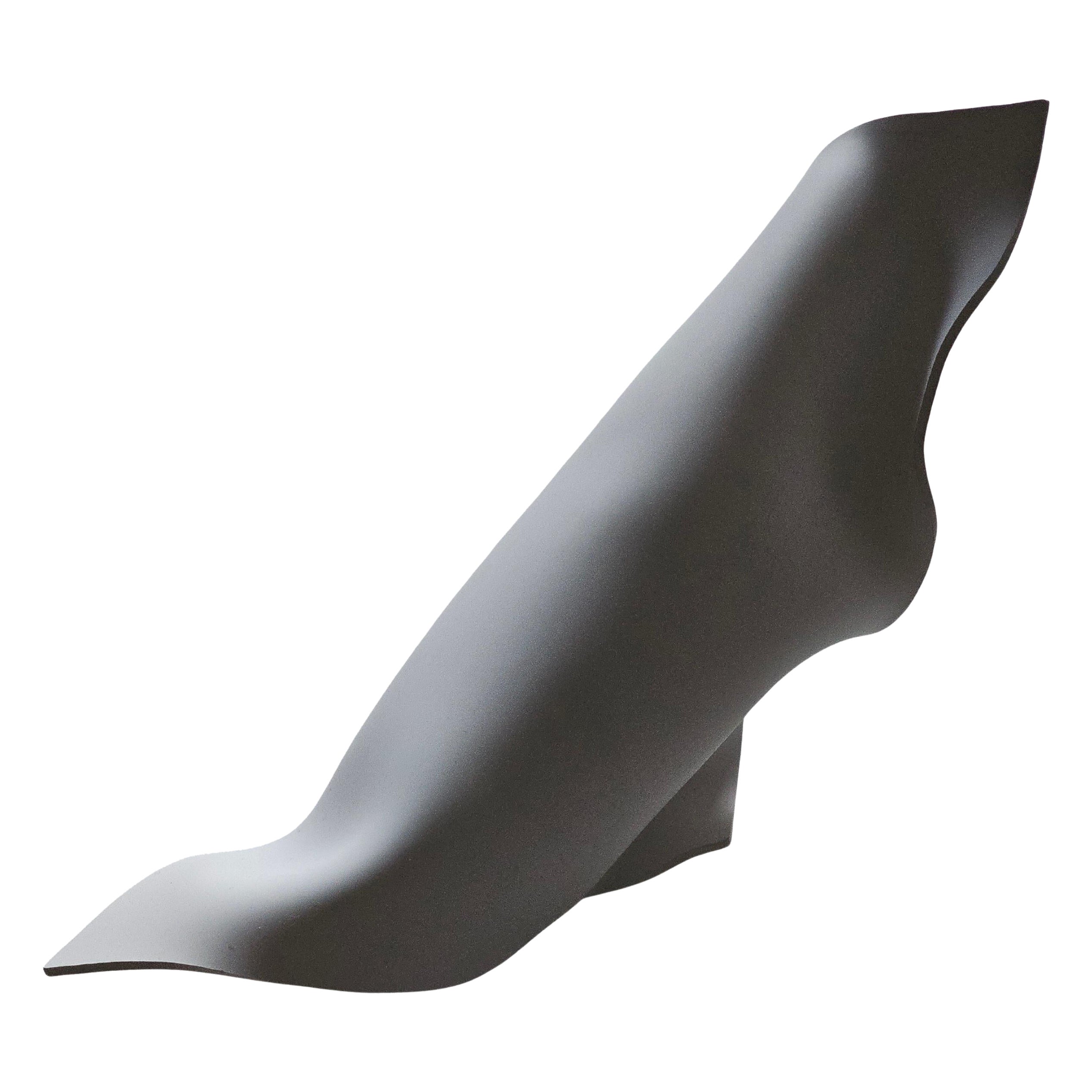 Polsino scultoreo contemporaneo Alina Alamorean White 1 Altuglass