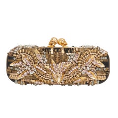 Alexander McQueen Embrague Calavera Adornada
