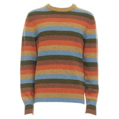 BOTTEGA VENETA Mehrfarbiger gestreifter Pullover aus Kaschmirmischung IT48 M