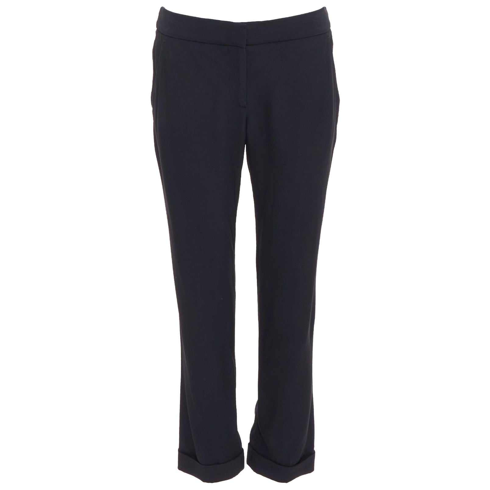 Alexander McQueen 2011 - Pantaloni neri a vita media e svasati