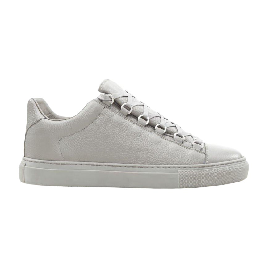 BALENCIAGA DEMNA Arena Pirita Gris cuero granulado zapatillas bajas EU45 US12 en venta