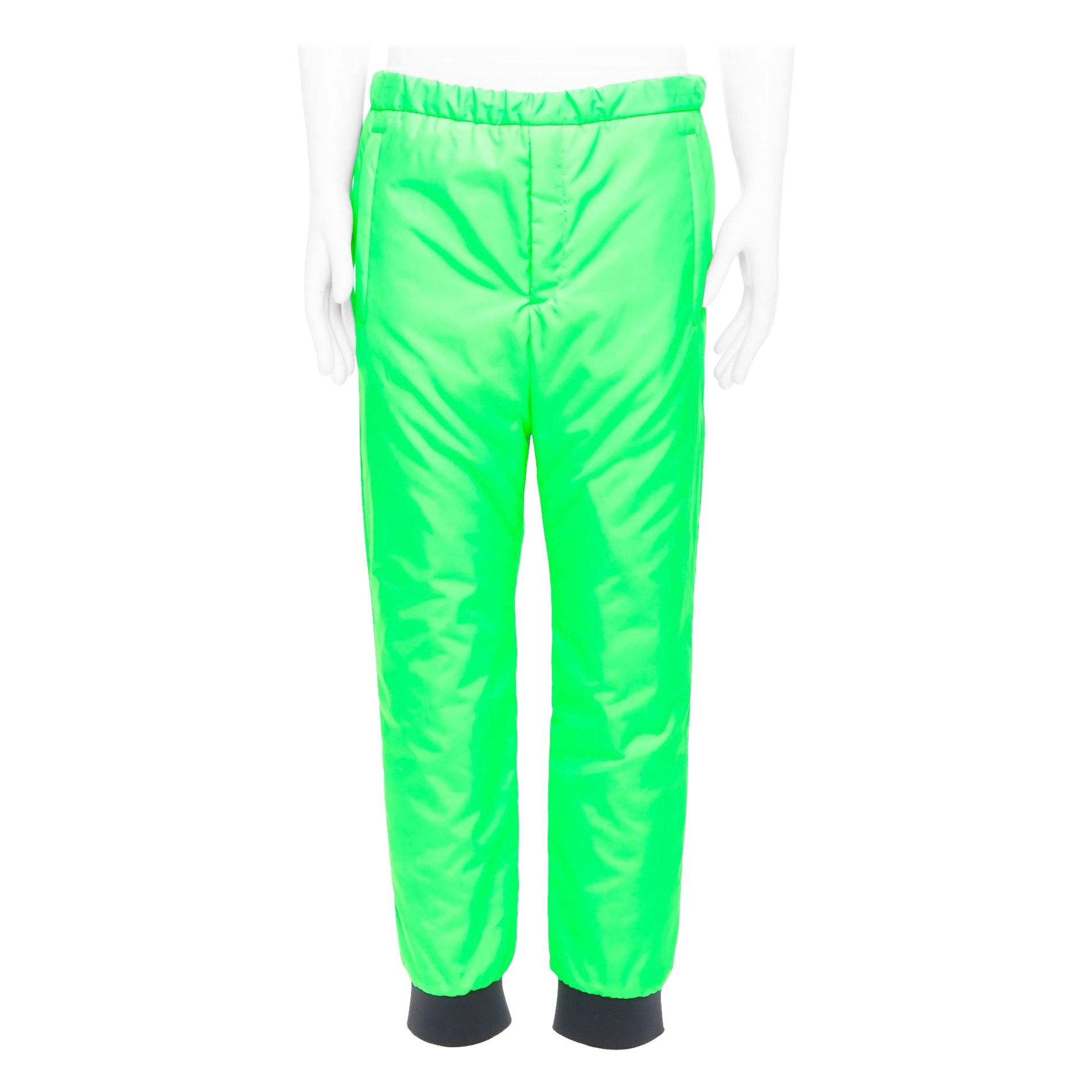 PRADA 2018 Linea Rossa SPG52M Primaloft Pistachio insulated pants M Asap Rocky