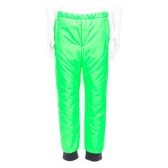 PRADA 2018 Linea Rossa SPG52M Pantalones aislantes Primaloft Pistacho M Asap Rocky